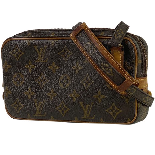 1000062558937 11 Louis Vuitton Pochette Marly Bandouliere Crossbody Bag Monogram Brown