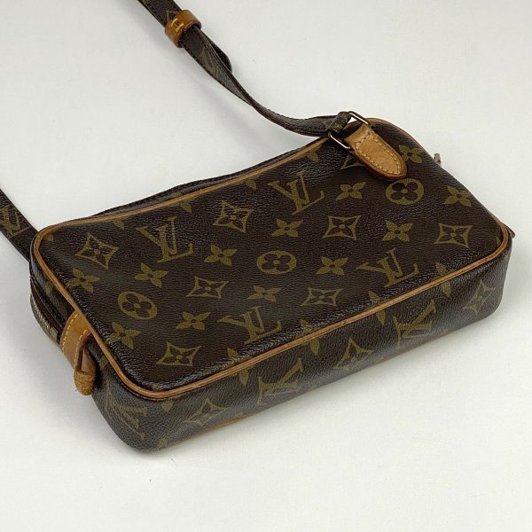 1000062558937 12 Louis Vuitton Pochette Marly Bandouliere Crossbody Bag Monogram Brown