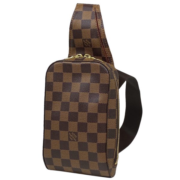 1000062676938 11 Louis Vuitton Jeronimos Damier Waist Bag Brown