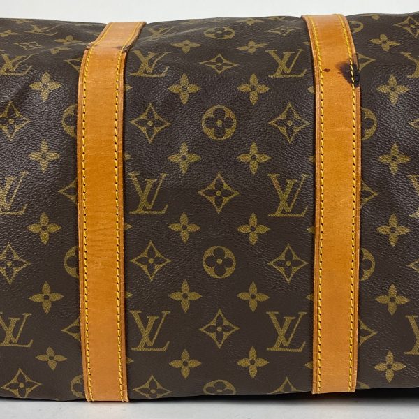 1000062792584 12 Louis Vuitton Keepall Bandoulière 50 Travel Business Bag Monogram Brown