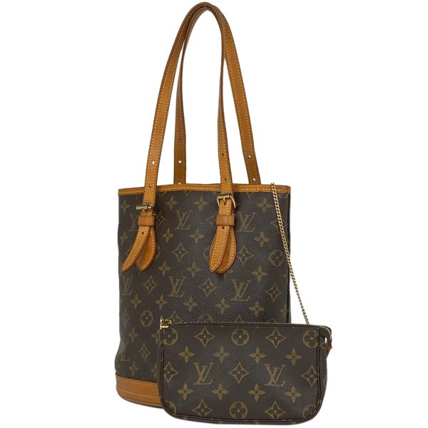 1000062803600 11 Louis Vuitton Petit Bucket PM Tote Bag Monogram Brown