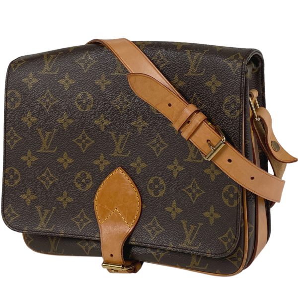 1000062803778 11 Louis Vuitton Cartesier Crossbody Shoulder Bag Monogram Brown