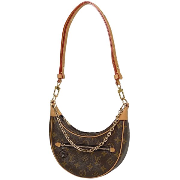 1000062811117 11 Louis Vuitton Loop Shoulder Bag Monogram Brown