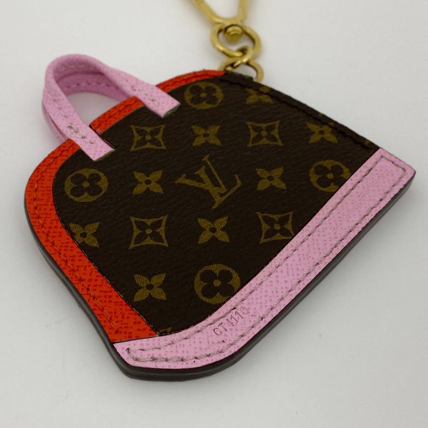 1000062837728 12 Louis Vuitton Portocle BB Alma Key Ring Bag Charm Monogram Brown