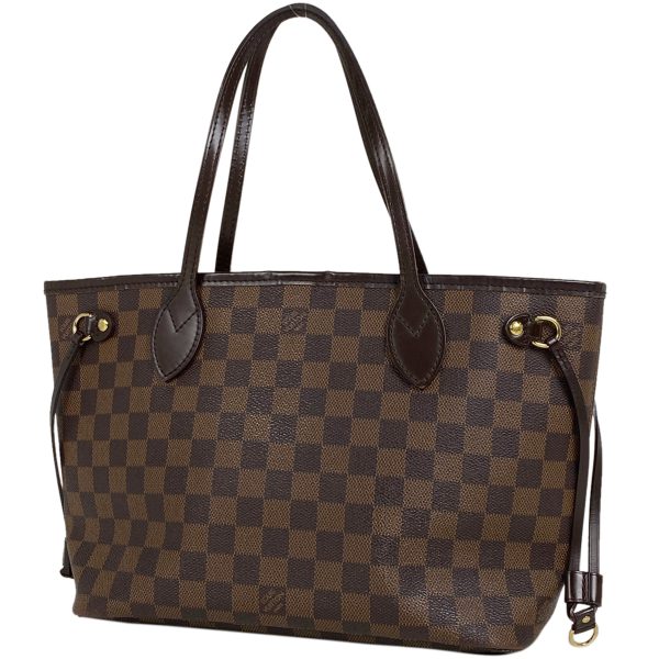 1000062895711 11 Louis Vuitton Neverfull PM Tote Bag Damier Brown