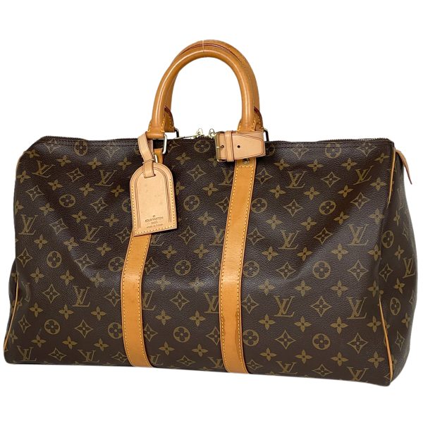 1000062895865 11 Louis Vuitton Keepall 45 Travel Business Boston Bag Monogram Brown