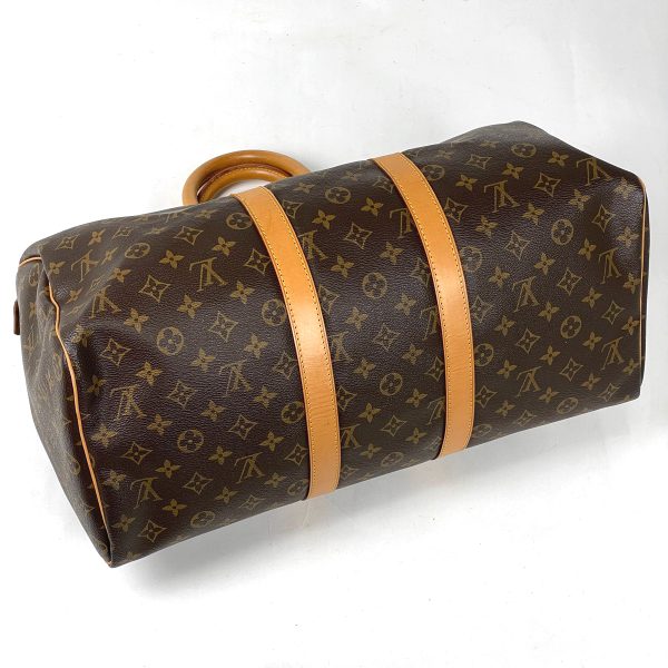 1000062895865 12 Louis Vuitton Keepall 45 Travel Business Boston Bag Monogram Brown