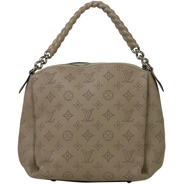 1000062908398 13 Louis Vuitton Babylon Chain BB 2WAY Shoulder Bag Monogram Mahina Beige