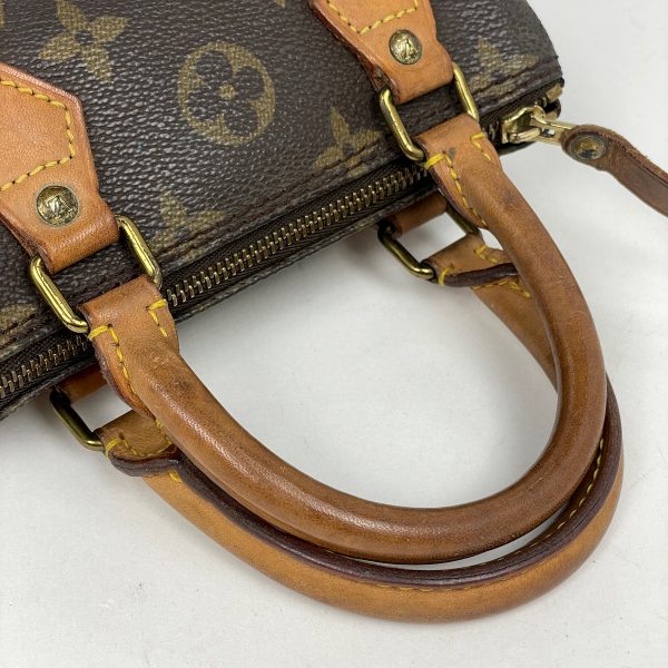 1000062924602 16 Louis Vuitton Mini Speedy Boston Handbag Monogram Brown