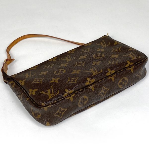 1000062974225 12 Louis Vuitton Pochette Accessories Monogram Makeup Pouch Brown