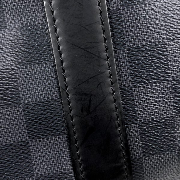 1000062974348 14 Louis Vuitton Keepall Bandouliere Damier Graphite Black