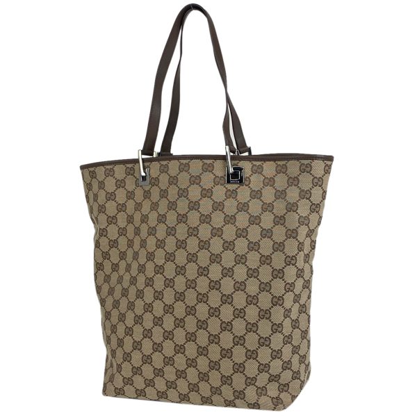 1000062977806 11 Gucci GG Pattern Tote Bag GG Canvas Brown