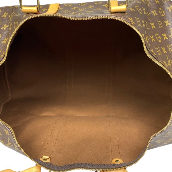 1000062978957 18 Louis Vuitton Keepall Bandouliere 60 Monogram Travel Business Boston Bag Brown