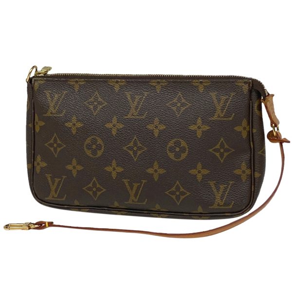 1000063003634 11 Louis Vuitton Pochette Accessoire Makeup Pouch Monogram Brown