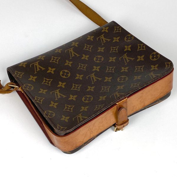 1000063083001 12 Louis Vuitton Cartesier Crossbody Shoulder Bag Monogram Brown