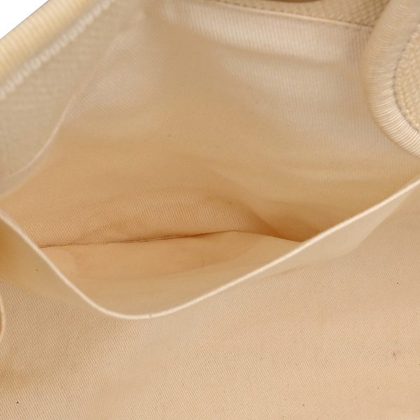 1000063084251 12 Chanel Deauville Chain Tote Bag GM Coco Mark Pearl Canvas Ivory