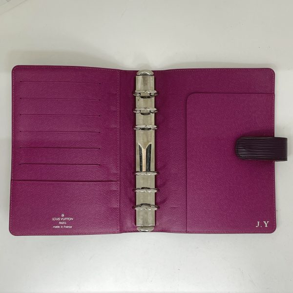 1000063211138 17 Louis Vuitton Agenda MM Notebook Cover Epi Purple