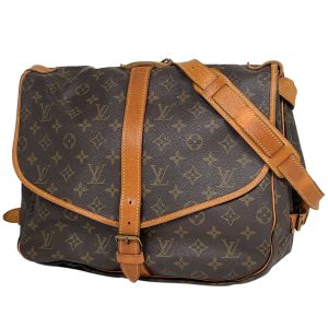 1000063259000 11 Louis Vuitton Evasion Monogram Canvas Handbag Brown