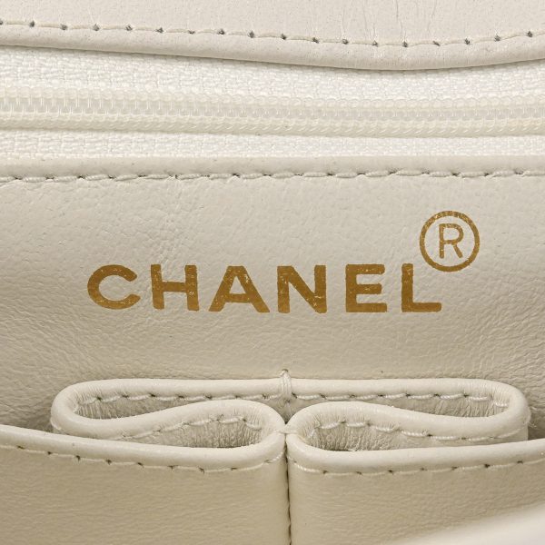 1000063259338 15 Chanel Matelasse Single Flap Chain Shoulder Bag Coco Mark Leather White