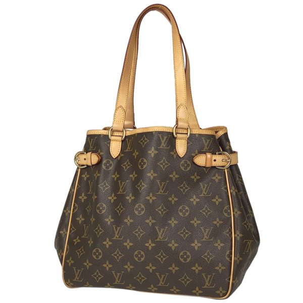 1000063270418 11 Louis Vuitton Batignolles Vertical Shoulder Tote Bag Monogram Brown