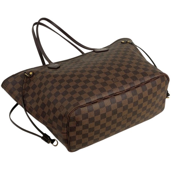 1000063334288 12 Louis Vuitton Neverfull MM Damier Tote Bag Brown