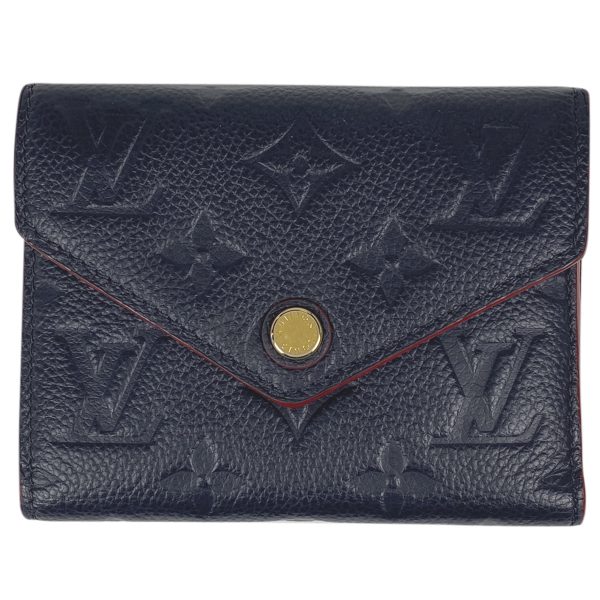 1000063407371 11 Louis Vuitton Portefeuille Victorine Monogram Empreinte Wallet Black