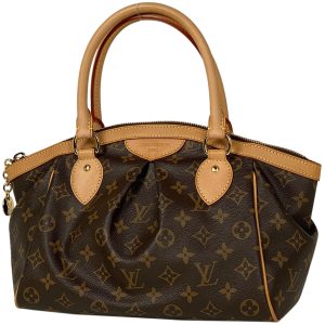 1000063407395 11 Louis Vuitton Damier Verona PM Hand Bag Ebene Brown