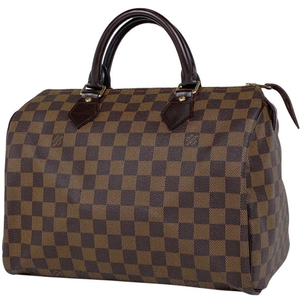 1000063414201 11 Louis Vuitton Speedy 30 Boston Bag Damier Brown