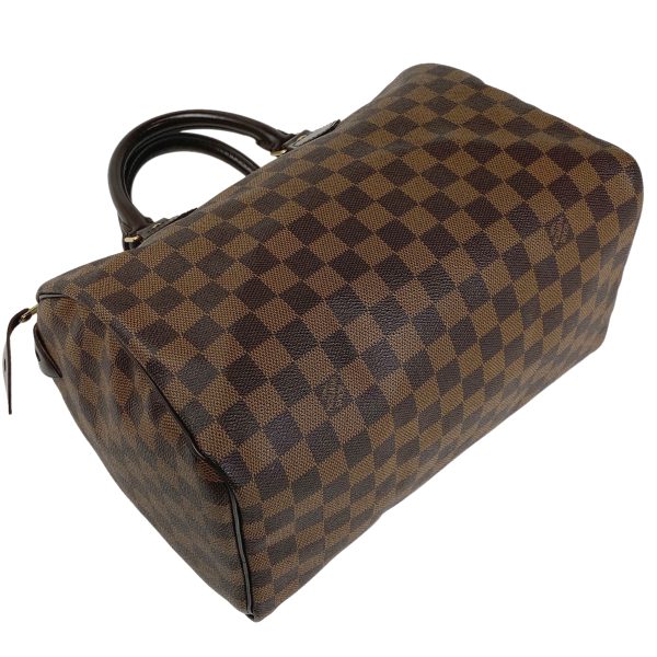 1000063414201 12 Louis Vuitton Speedy 30 Boston Bag Damier Brown