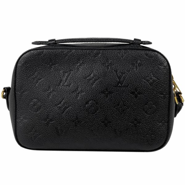 1000063513676 13 Louis Vuitton Saintonge Fringe Pochette Monogram Empreinte Black