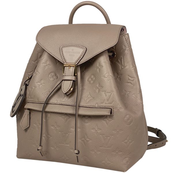 1000063588360 11 Louis Vuitton Montsouris PM Backpack Monogram Empreinte Beige