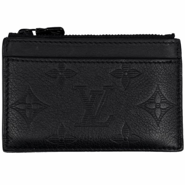 1000063644691 11 Louis Vuitton Compact Coin Card Holder Monogram Black