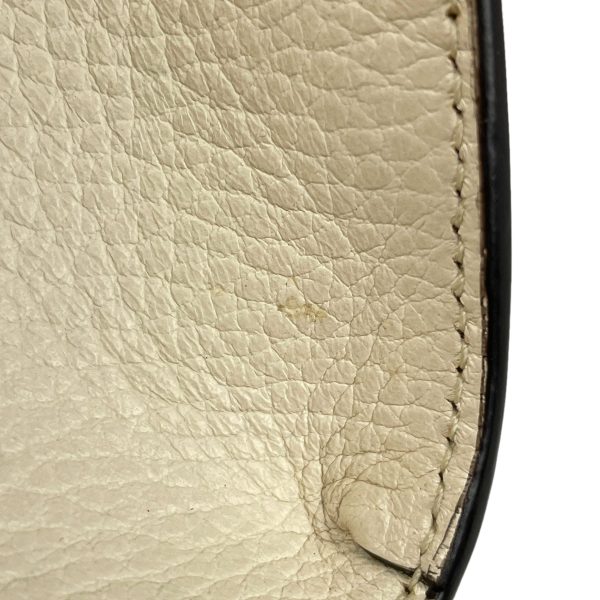 1000063667553 14 Gucci Soho Handbag 2WAY Shoulder Bag Interlocking G Leather Ivory