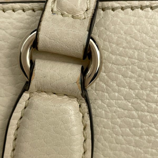 1000063667553 15 Gucci Soho Handbag 2WAY Shoulder Bag Interlocking G Leather Ivory