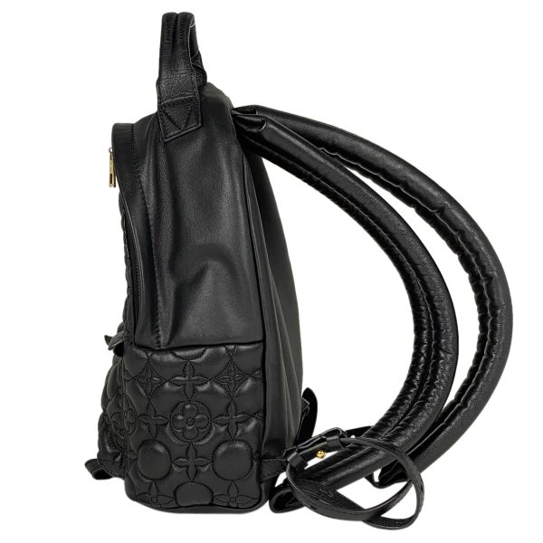 1000063667737 12 Louis Vuitton Palm Springs Backpack PM Monogram Flower Rucksack Leather Black