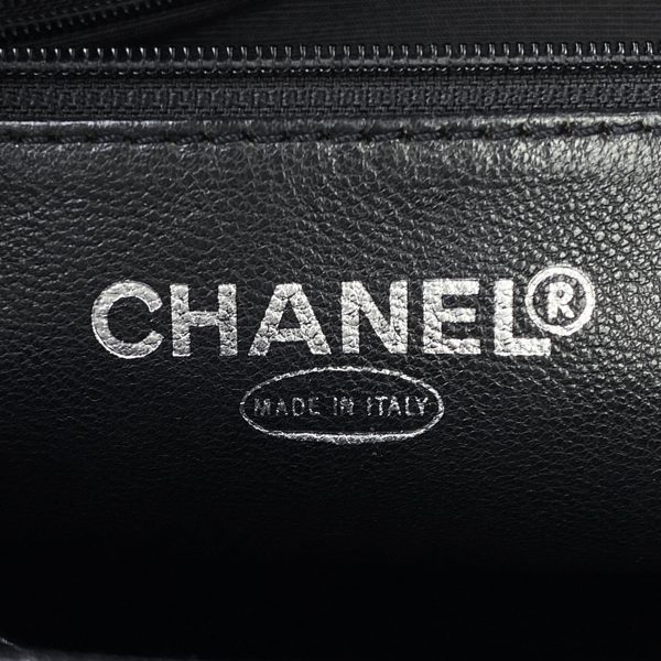 1000063782355 23 Chanel Reprint Tote Coco Mark Handbag Black