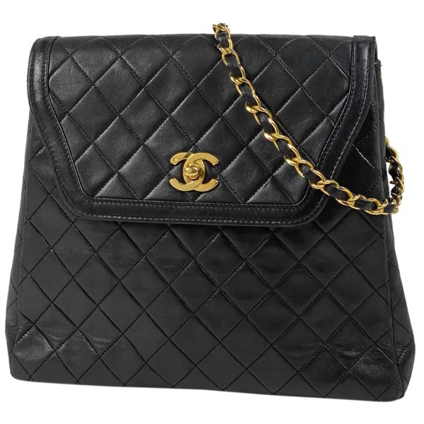 1000063803494 11 Chanel Coco Mark Chain Shoulder Bag Matelasse CC Mark Shoulder Bag Leather Black