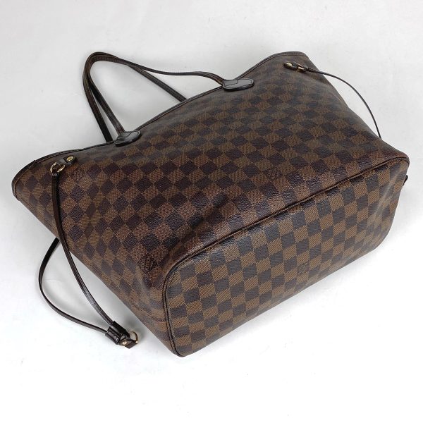 1000063895277 12 Louis Vuitton Neverfull MM Shoulder Bag Damier Brown