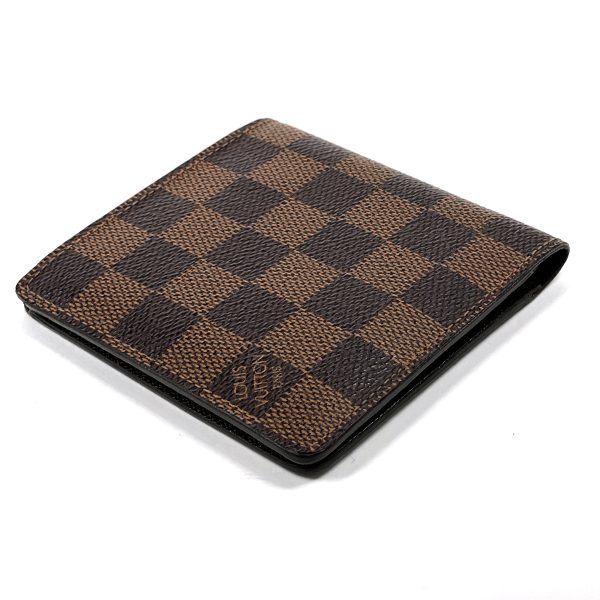 1000063895949 12 Louis Vuitton Porte Bier Credit Billfold Card Holder Bifold Wallet Damier Brown