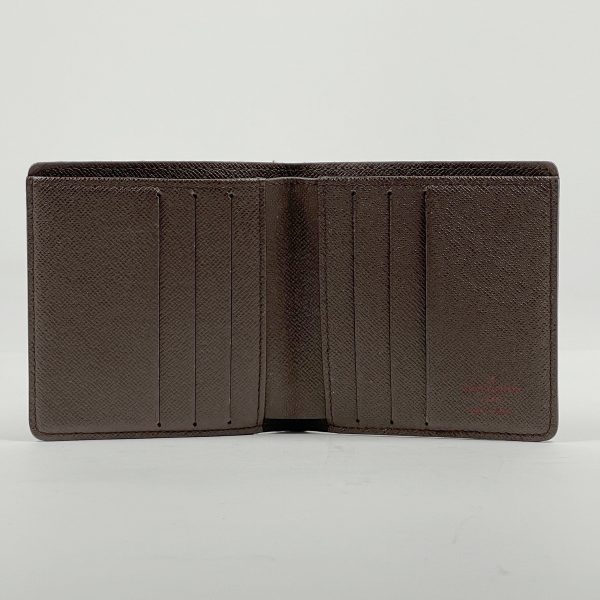 1000063895949 16 Louis Vuitton Porte Bier Credit Billfold Card Holder Bifold Wallet Damier Brown