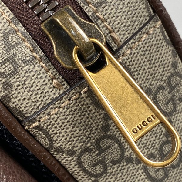 1000063943909 14 Gucci Ophidia GG Belt Bag Sherry Line Double G GG Marmont Waist Bag GG Supreme Beige