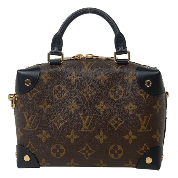 1000064056516 13 Louis Vuitton Petite Malle Souple 2WAY Crossbody Handbag Monogram Brown