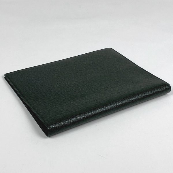 1000064070772 12 Louis Vuitton Agenda Bureau Notebook Cover Taiga Epicea Green