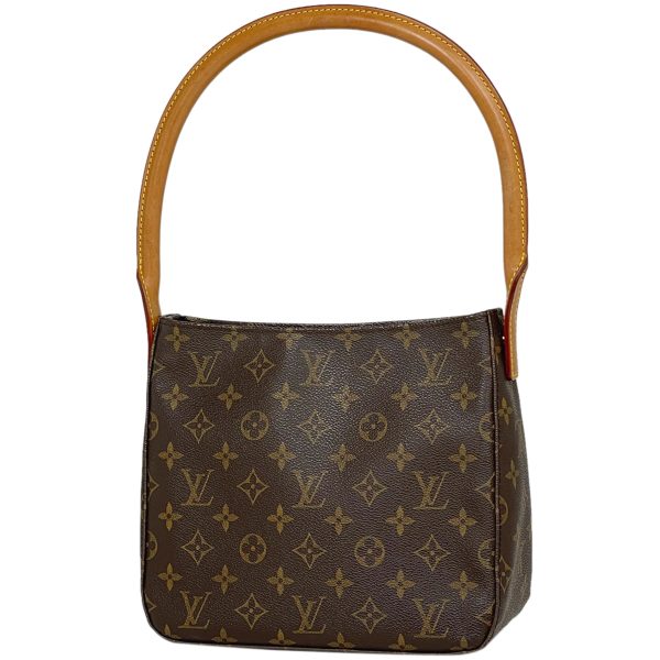 1000064100547 11 Louis Vuitton Looping MM Shoulder Bag Monogram Brown