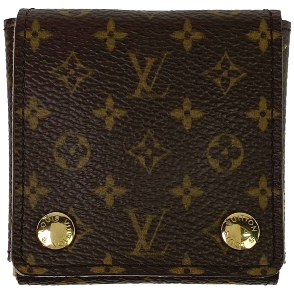 1000064115114 11 Louis Vuitton Logo Jewelry Case Monogram Brown