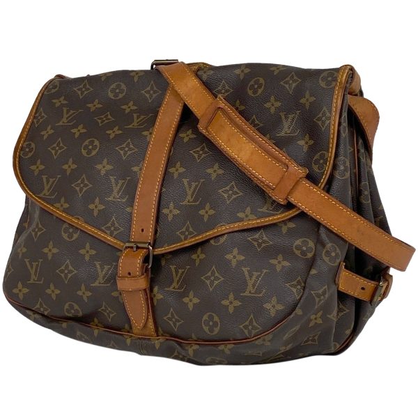 1000064121818 11 Louis Vuitton Saumur 35 Crossbody Bag Monogram Brown