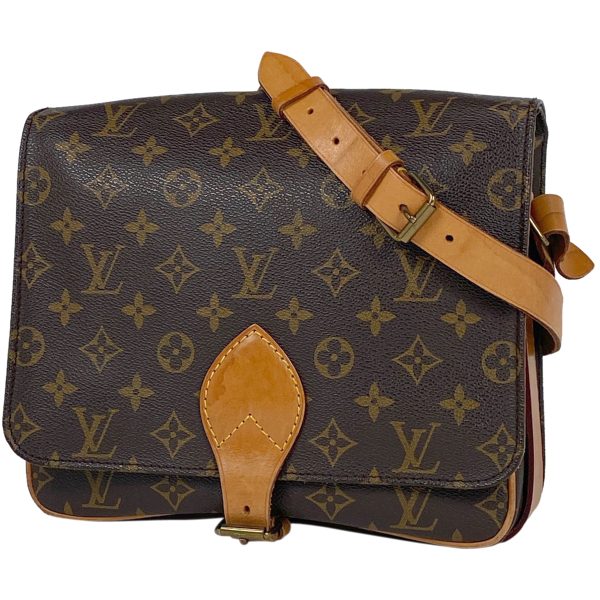 1000064135709 11 Louis Vuitton Cartesier Crossbody Shoulder Bag Monogram Brown