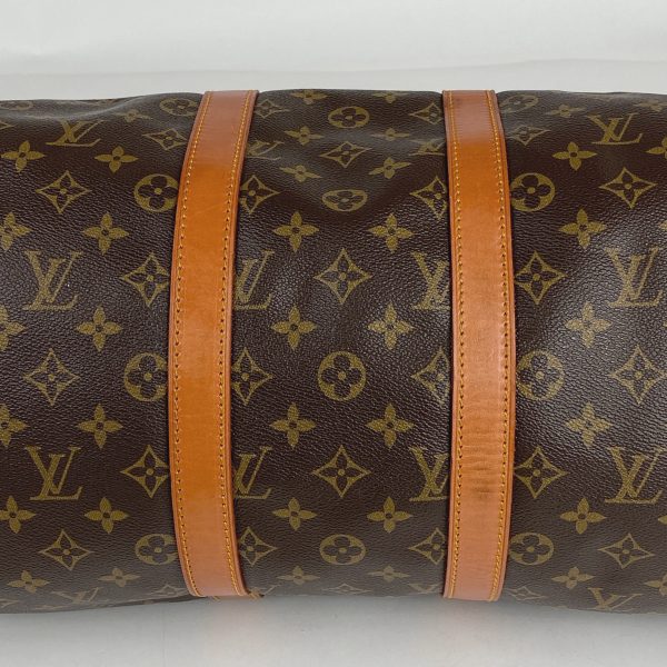 1000064174517 12 Louis Vuitton Keepall 45 Travel Bag Monogram Brown