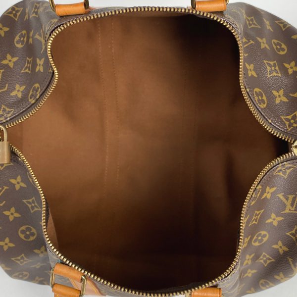 1000064174517 17 Louis Vuitton Keepall 45 Travel Bag Monogram Brown