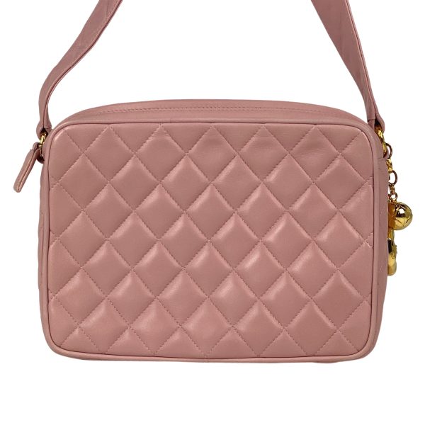 1000064177594 13 Chanel Cocomark Shoulder Bag Matelasse Leather Pink